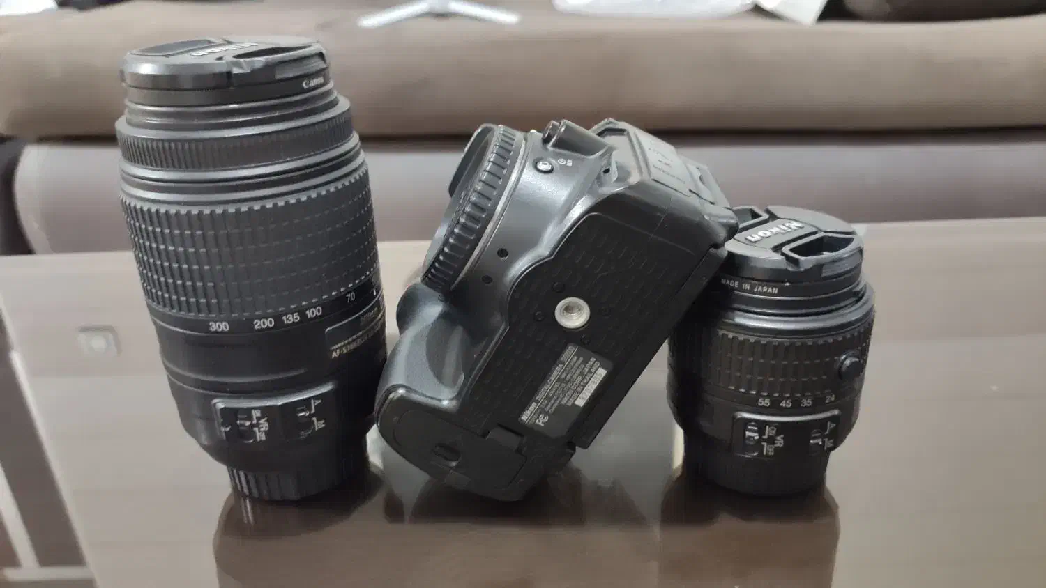 دوربین نیکون Nikon d5300 با دو لنز ‌18-55 و 55-300|دوربین عکاسی و فیلم‌برداری|آزادشهر, |دیوار