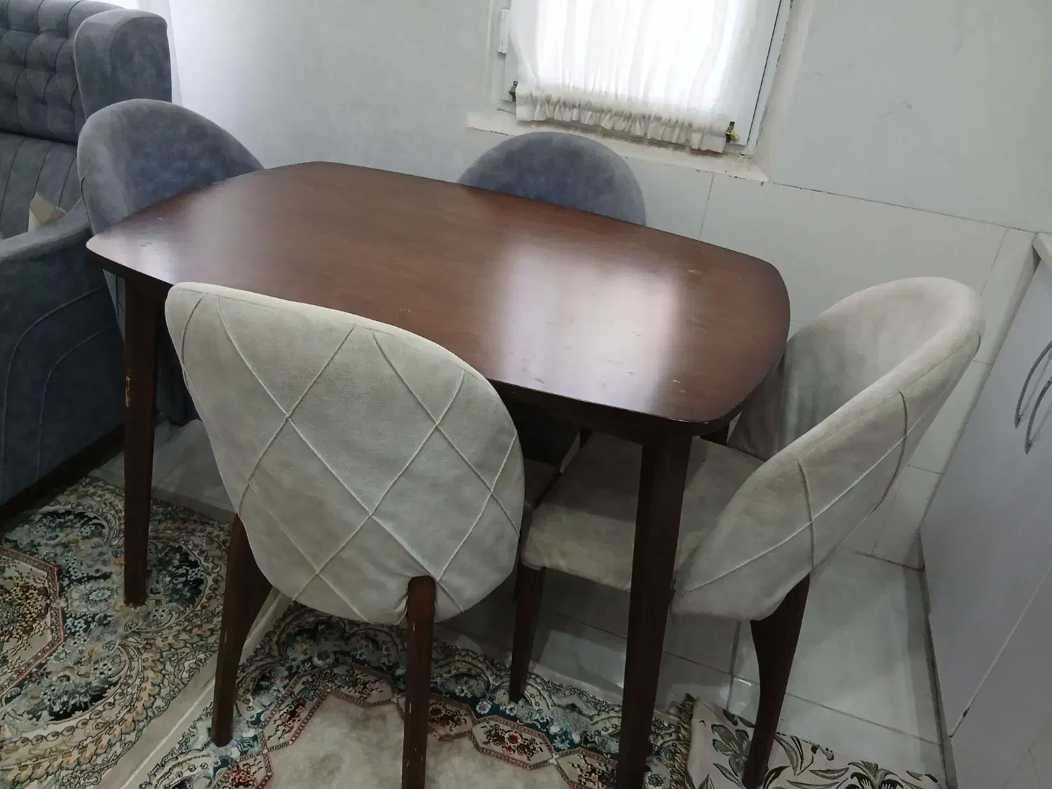 میز نهار خوری ۴ نفره|میز و صندلی غذاخوری|مشهد, طلاب|دیوار