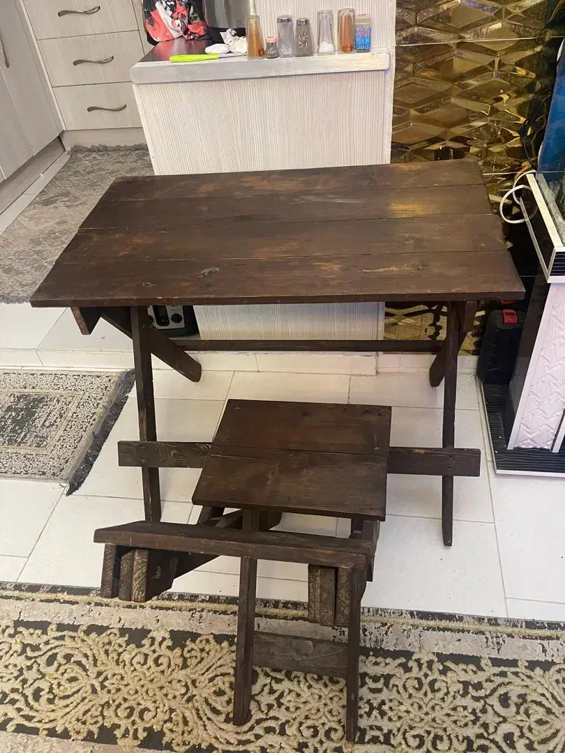 سرخ کن میز صندلی چوبی تاشو ساعت گلدان کباب پز|مبلمان خانگی و میز عسلی|پرند, فاز ۶|دیوار