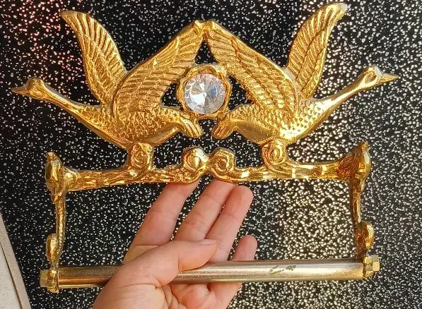 جا حوله ای برنج|لوازم سرویس بهداشتی|بروجرد, |دیوار