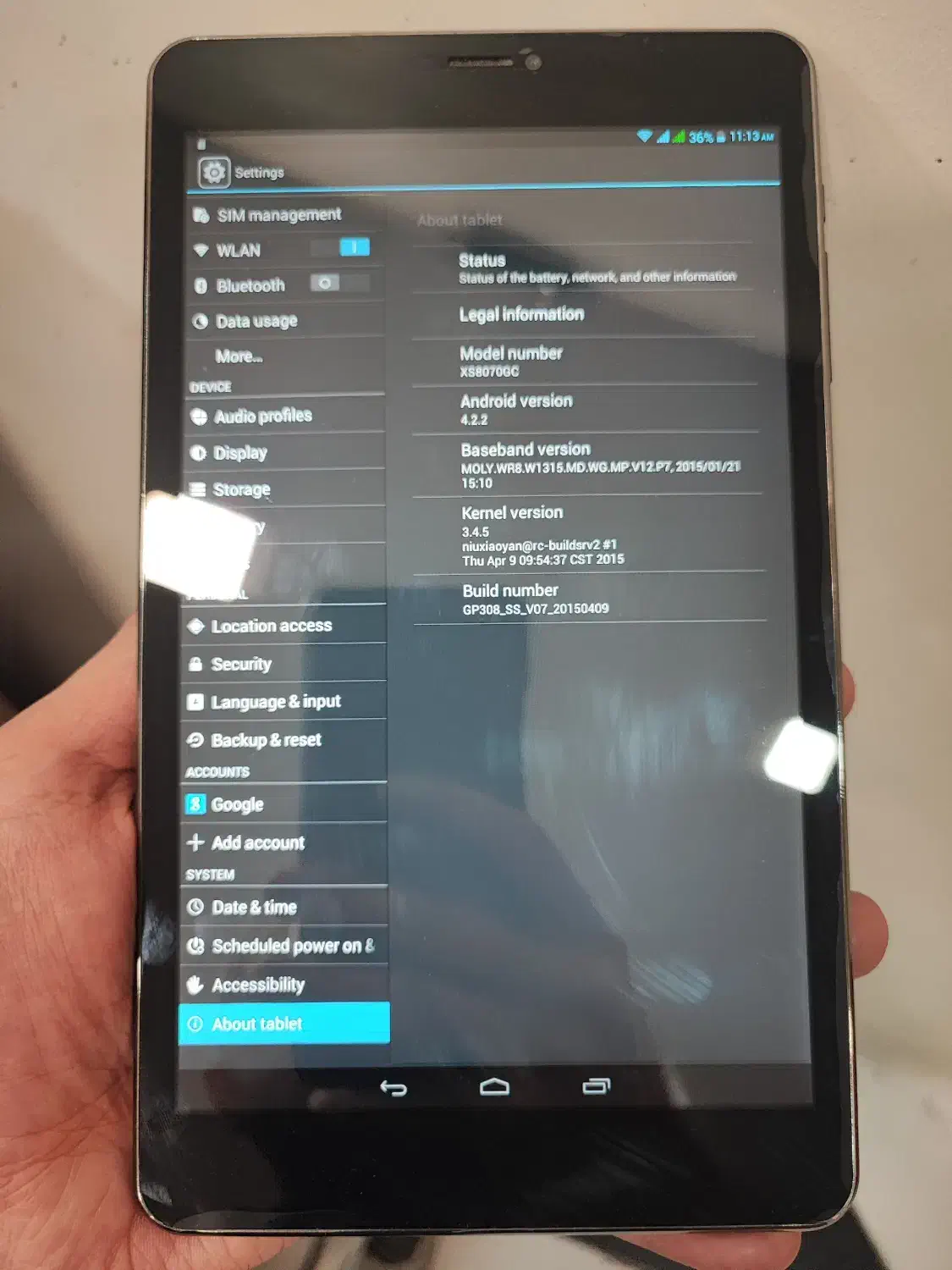 تبلت ایکس ویژن H80 - هشت اینچ|تبلت|تهران, بهارستان|دیوار