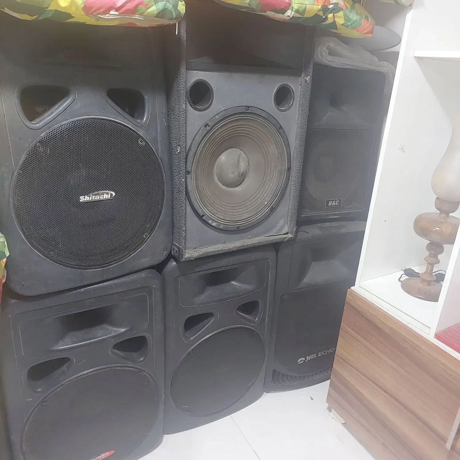 باند ۱۵ اینچ پسیو|سیستم صوتی خانگی|فردیس, شهرک اسکویی|دیوار