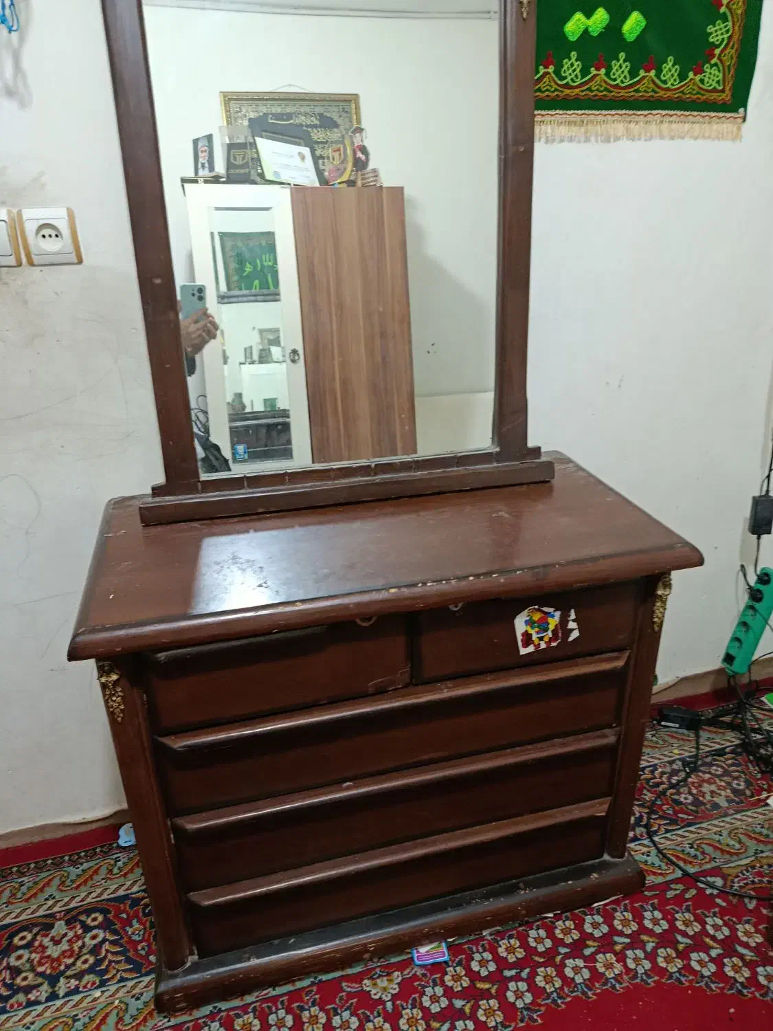 دراور با اینه|جاکفشی، کمد، دراور|مشهد, یاس|دیوار