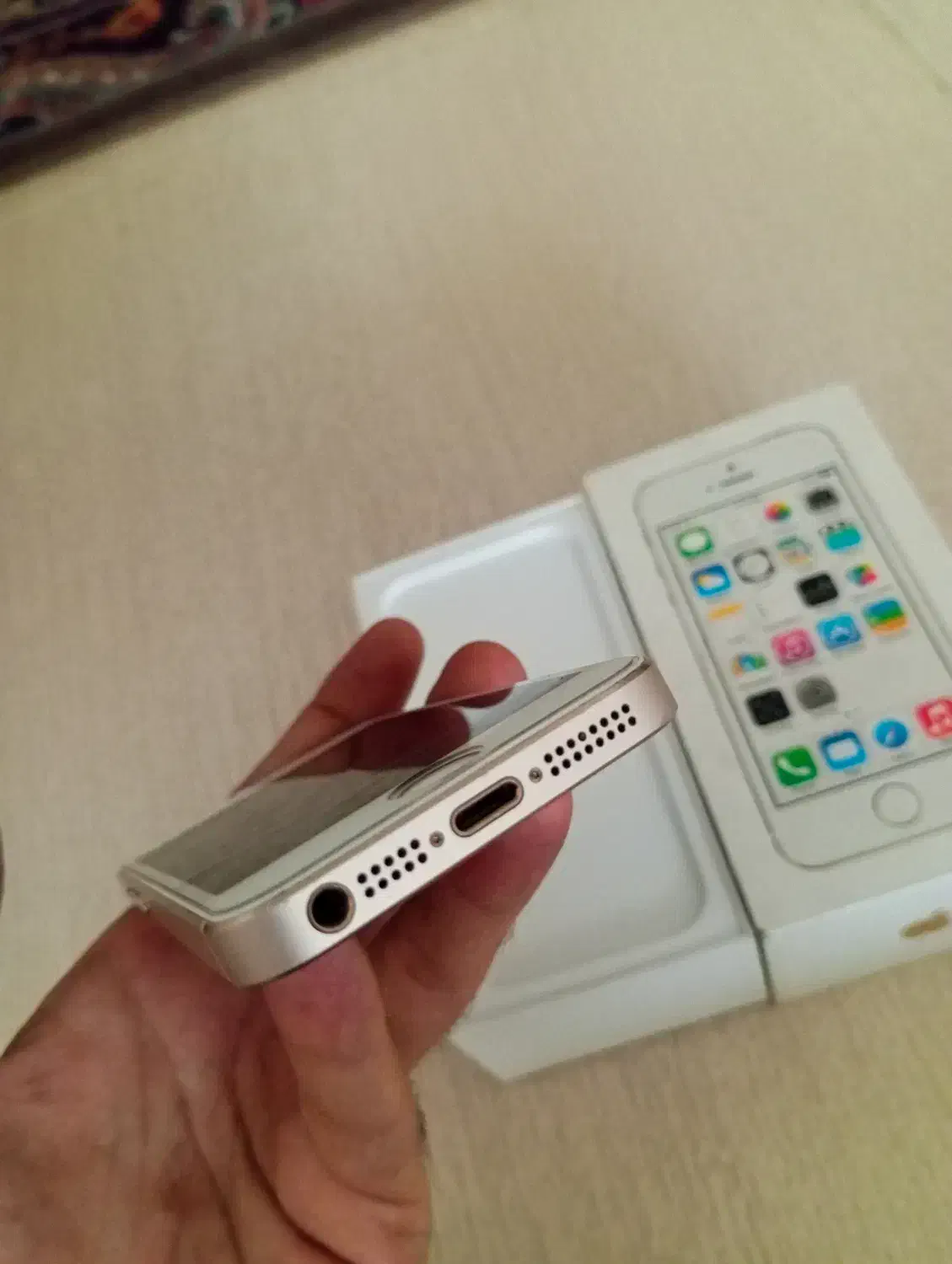 گوشی ( آیفون 5s ) کامل و تمیز|موبایل|کرمانشاه, |دیوار