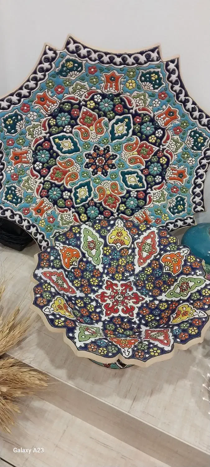 ظروف مینا کاری شده|صنایع دستی و سایر لوازم تزئینی|رشت, دیانتی|دیوار