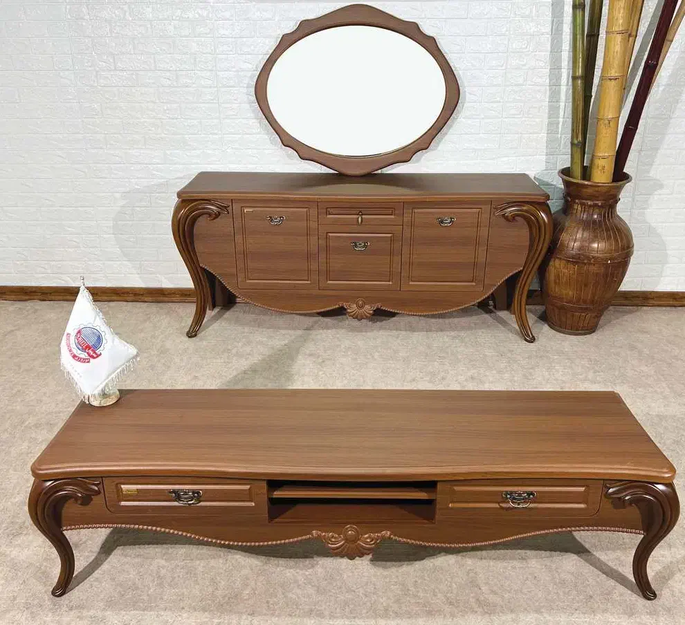 سرویس آینه کنسول،میز تی وی،جلومبلی مناسب جهیزیه|بوفه، ویترین، کنسول|بجنورد, |دیوار