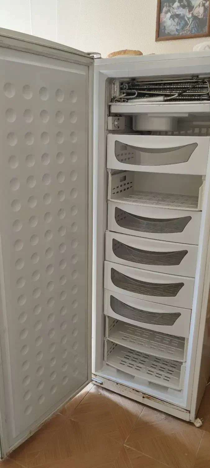 یخچال و فریزر دو قلو الکترو استیل|یخچال و فریزر|شاهین‌شهر, فردوسی|دیوار