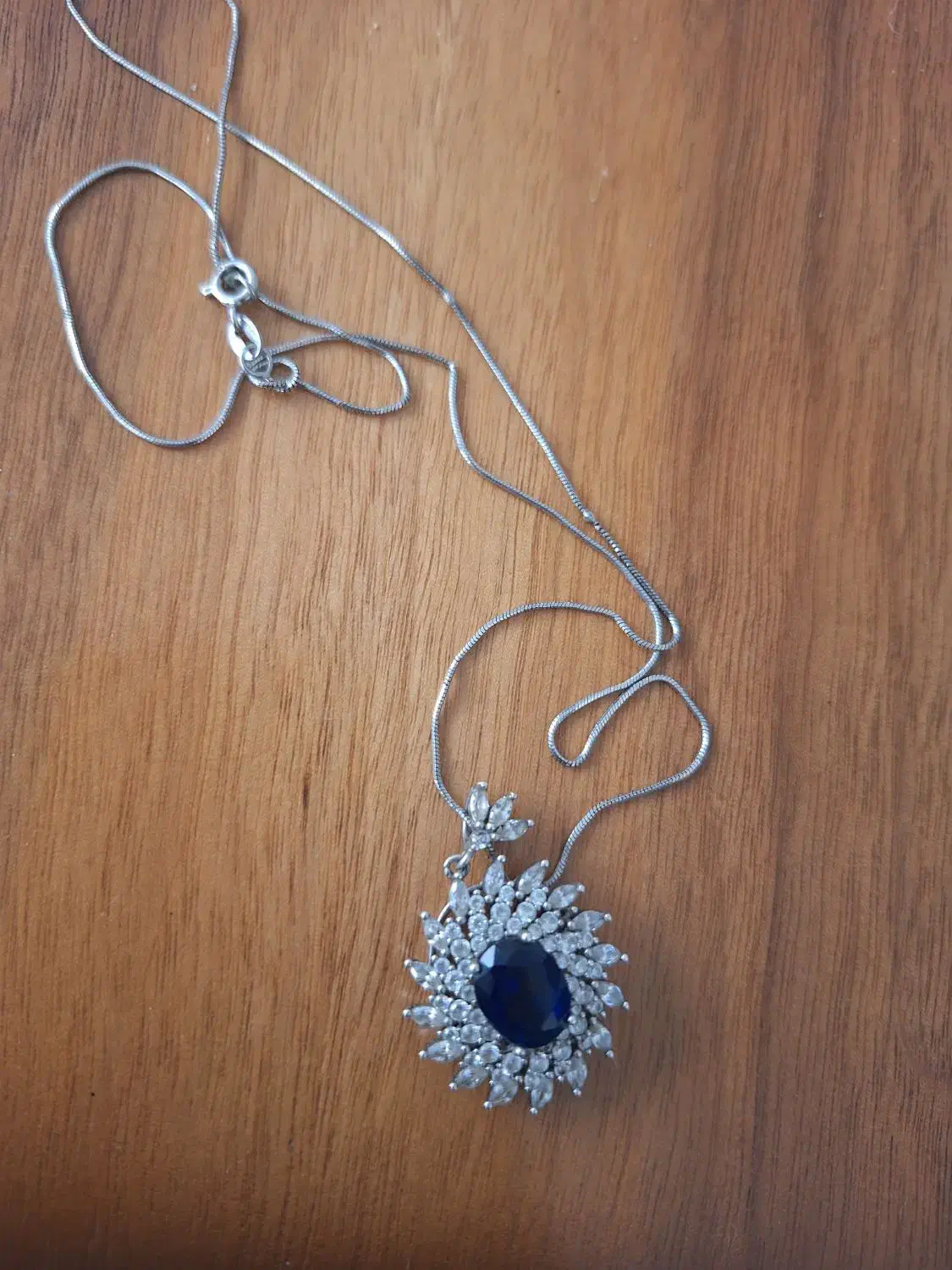 گردنبند نقره با نگین اصلی|جواهرات|سبزوار, دانشگاه آزاد|دیوار