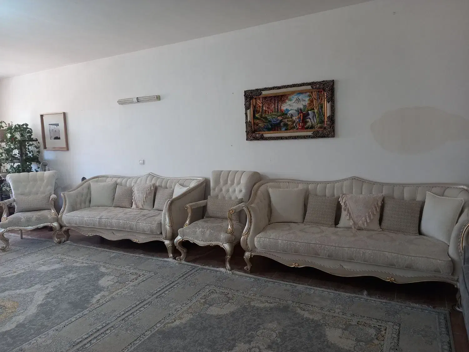مبل سلطنتی|مبلمان خانگی و میز عسلی|شیراز, شهرک گلستان شمالی|دیوار