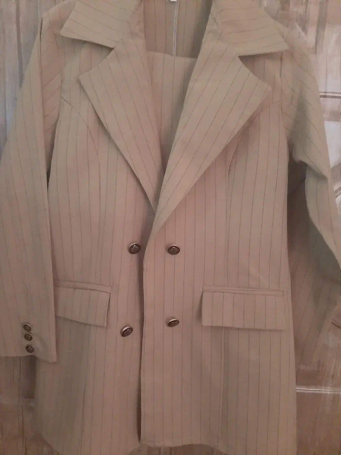 کت وشلواررنگ نسکافه ای|لباس|قائمشهر, |دیوار