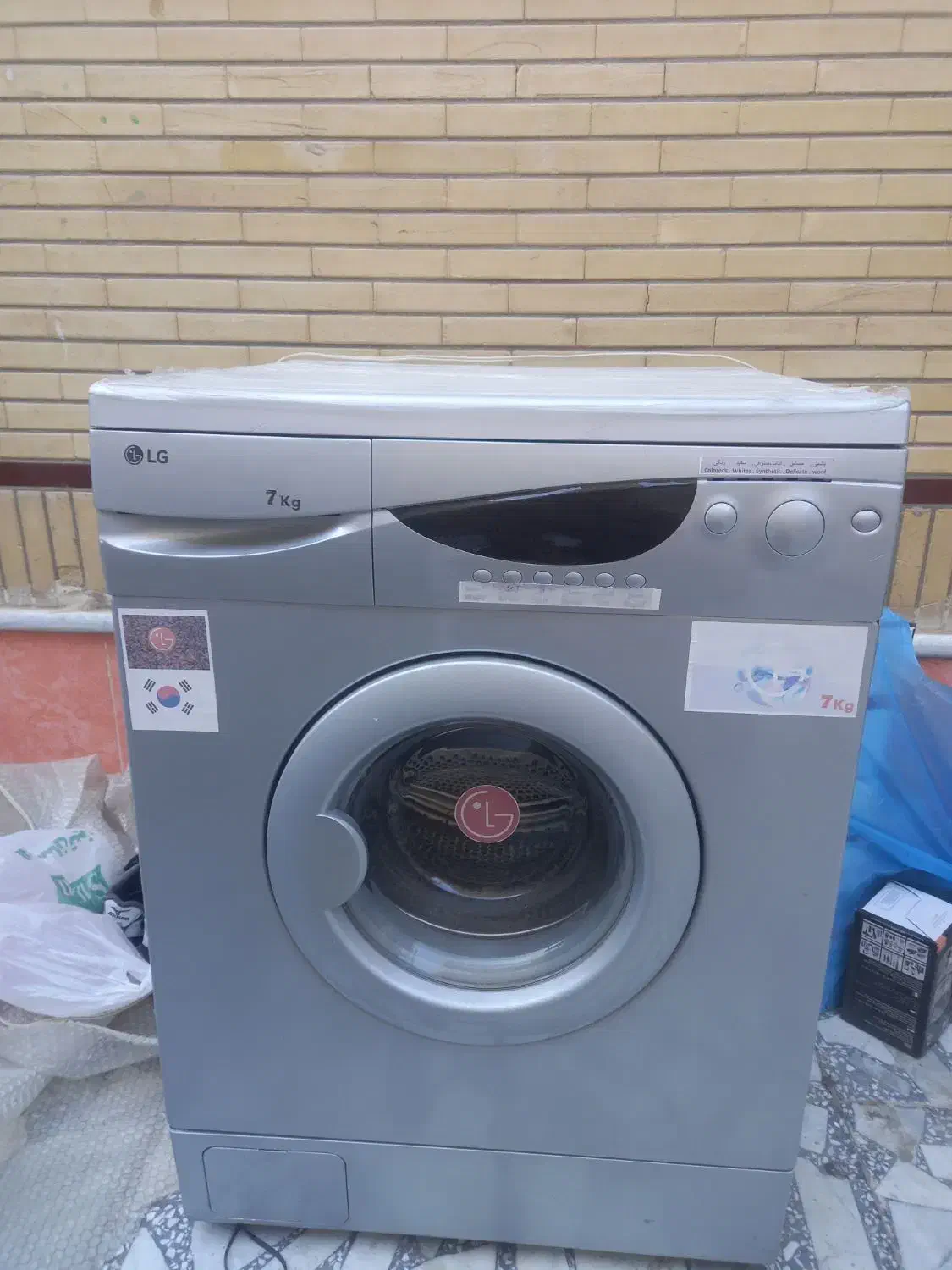 لباسشویی لباس شویی الجی ۷ کیلو با ضمانت کتبی|ماشین لباسشویی و خشککن لباس|زاهدان, |دیوار
