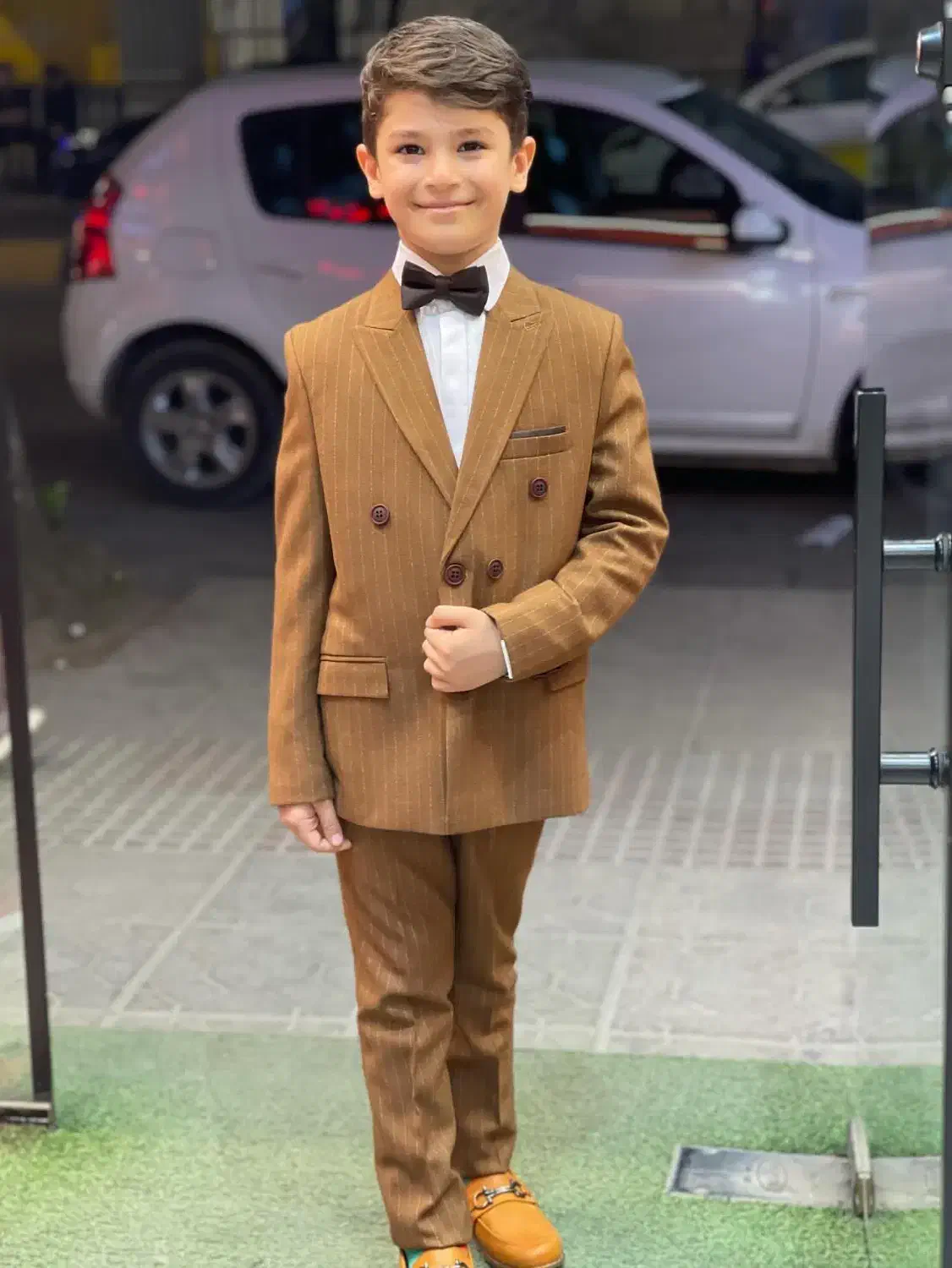 ست کت و شلوار وکفش پسرانه|کفش و لباس بچه|ساری, |دیوار