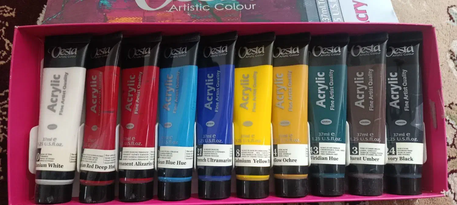 رنگ اکرولیک|لوازم التحریر|ورامین, خیر آباد|دیوار