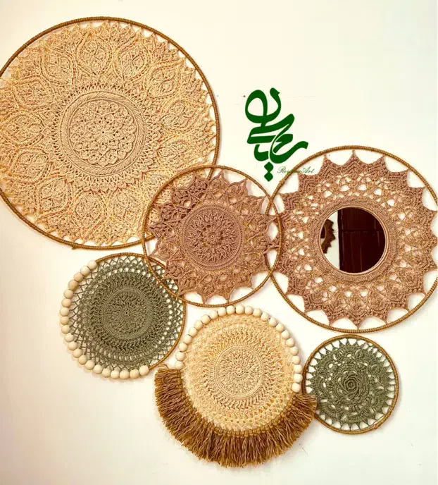 دکوری،آیینه،تابلو،قلاب بافی،ماندالا|صنایع دستی و سایر لوازم تزئینی|قم, شهرک شهرداری|دیوار