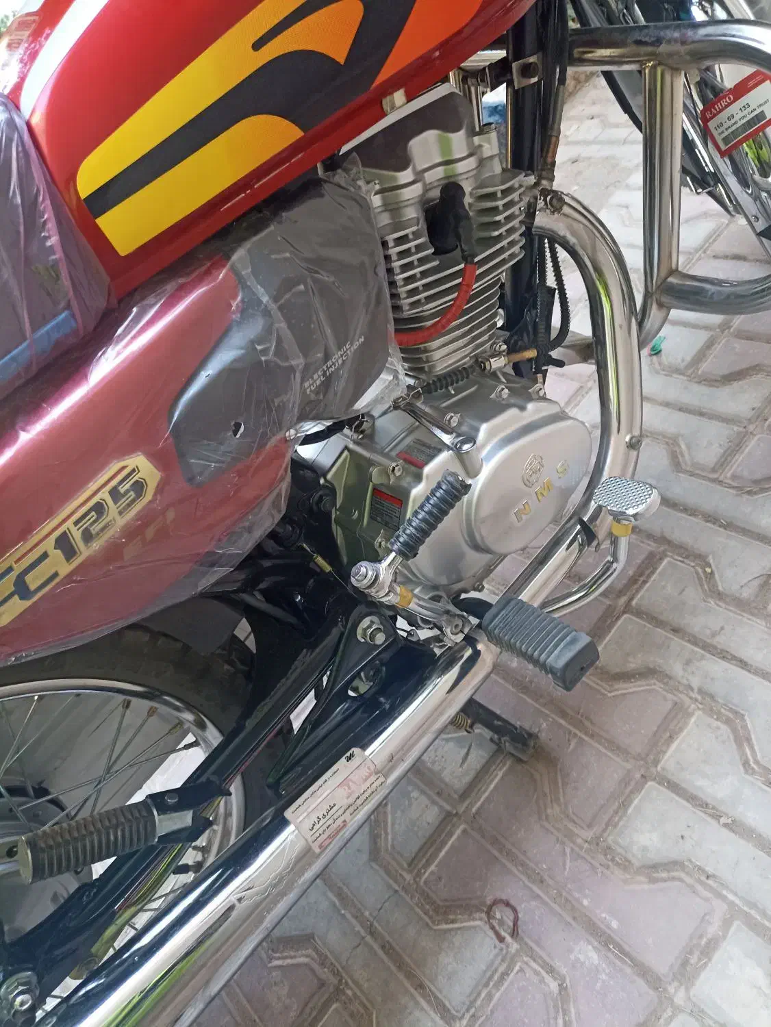 موتور ۱۲۵مدل،۱۴۰۳.انژکتور|موتورسیکلت|قم, پردیسان|دیوار