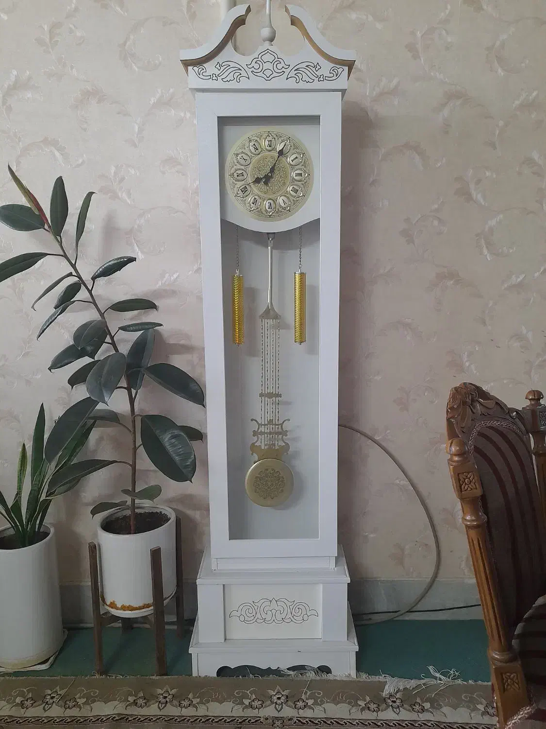 ساعت ایستاده ام دی اف|ساعت دیواری و تزئینی|تیران, |دیوار