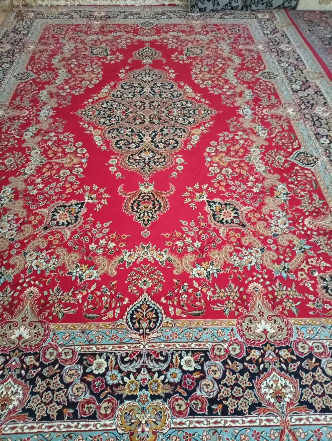 2تخته فرش 12متری خوشگل وزیبا|فرش|بروجرد, |دیوار