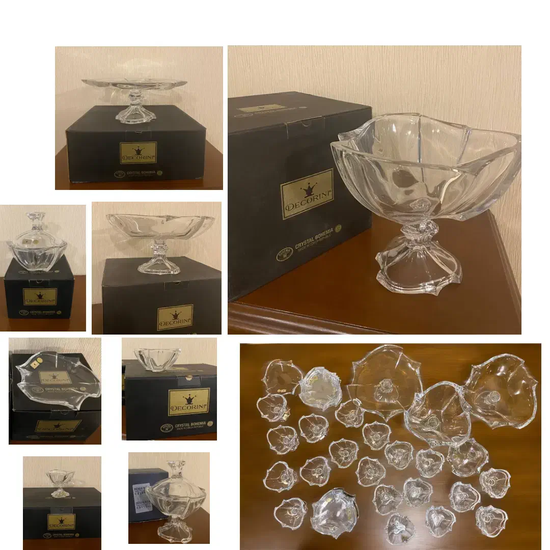 سرویس کریستال بوهمیا چک ، با تخفیف به علت مهاجرت|ظروف سرو و پذیرایی|تهران, سعادتآباد|دیوار