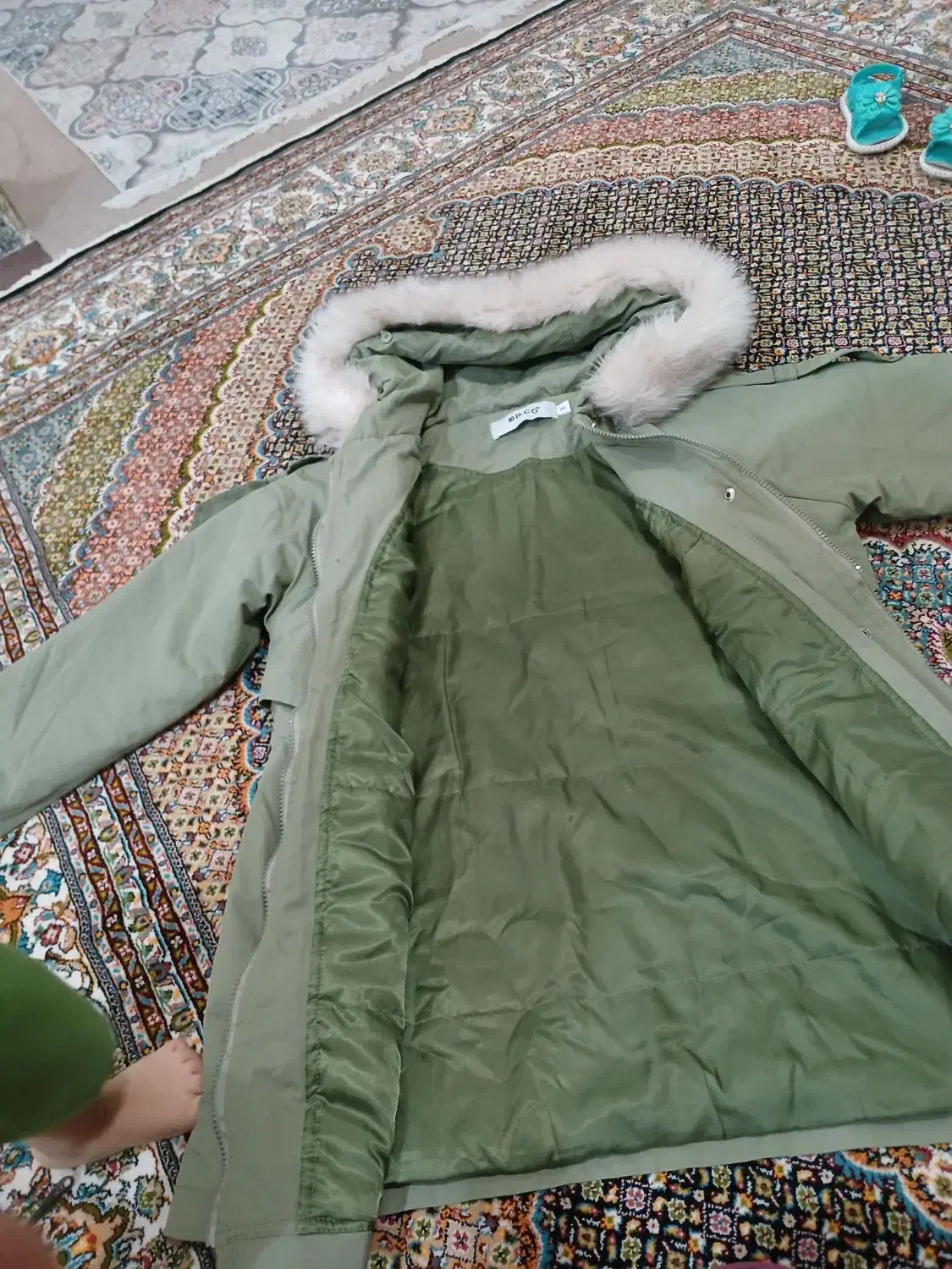 کاپشن دخترانه کاملا سالم و تمیز سایز ۲|لباس|خوی, |دیوار