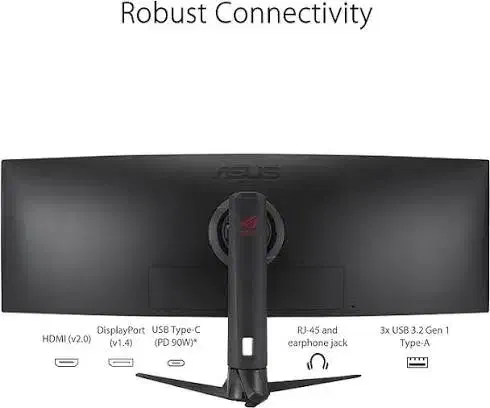مانیتور ۴۹ اینچ منحنی ایسوس نوهست ولی پلمپ باز شده|قطعات و لوازم جانبی رایانه|شیراز, زرهی|دیوار
