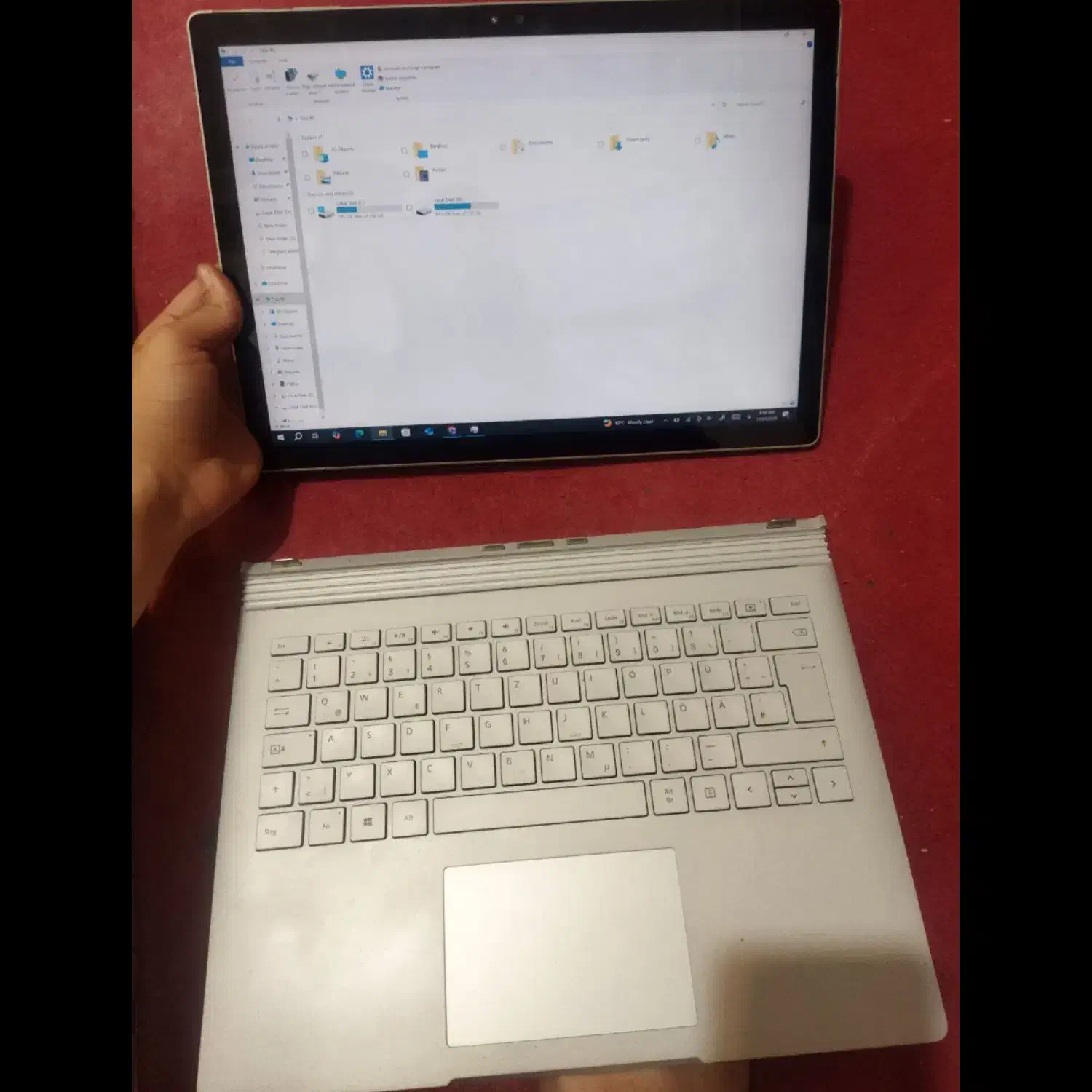 لپ تاپ سرفیس بوک 1 i7 16G 512GSSDG گرافیک مجزا|رایانه همراه|مشهد, شفا|دیوار