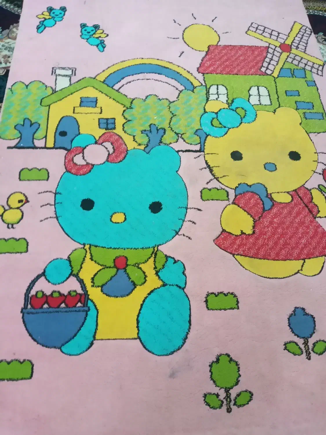 قالیچه کودک درمسکن مهر رشت|فرش|رشت, کوی مهر|دیوار