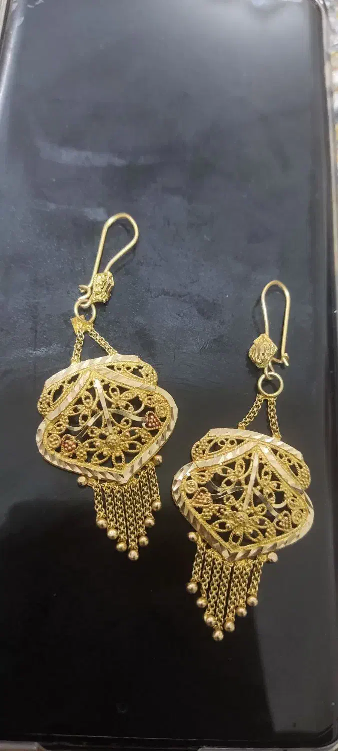 گوشواره،دستبند طلا|جواهرات|خرم‌آباد, |دیوار