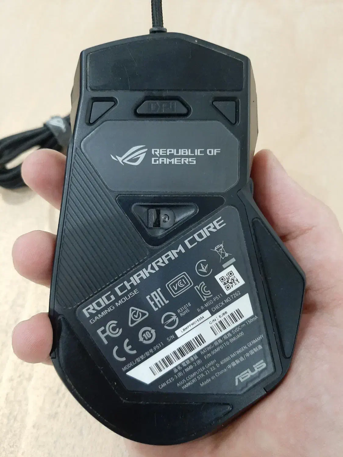موس ایسوس مدل rog chakram باسیم|قطعات و لوازم جانبی رایانه|تهران, تسلیحات|دیوار