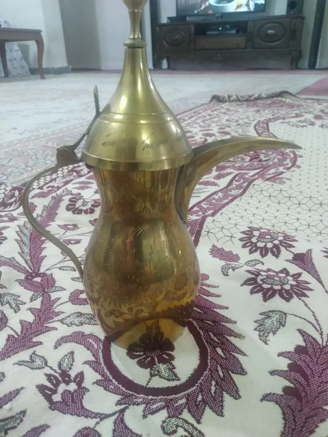 قهوه جوش برنز دله عربی|قوری، کتری، قهوه‌ساز دستی|بروجرد, |دیوار