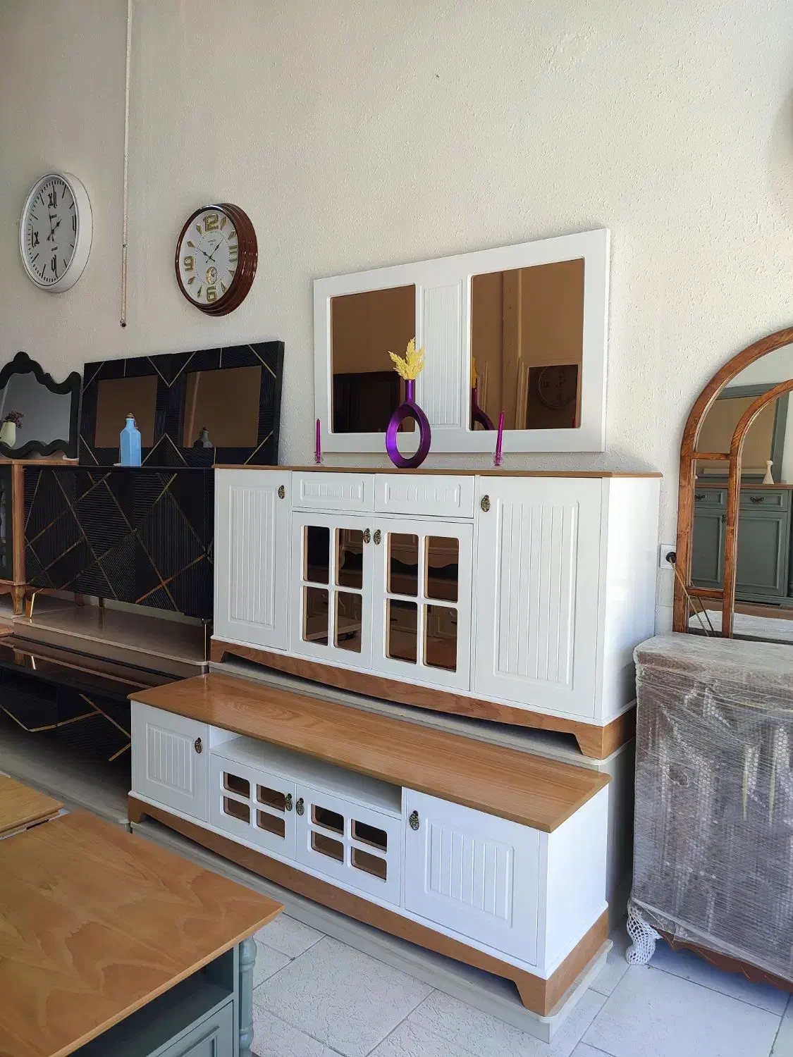 ست میز و کنسول کاپریس|میز تلویزیون|کرمان, |دیوار