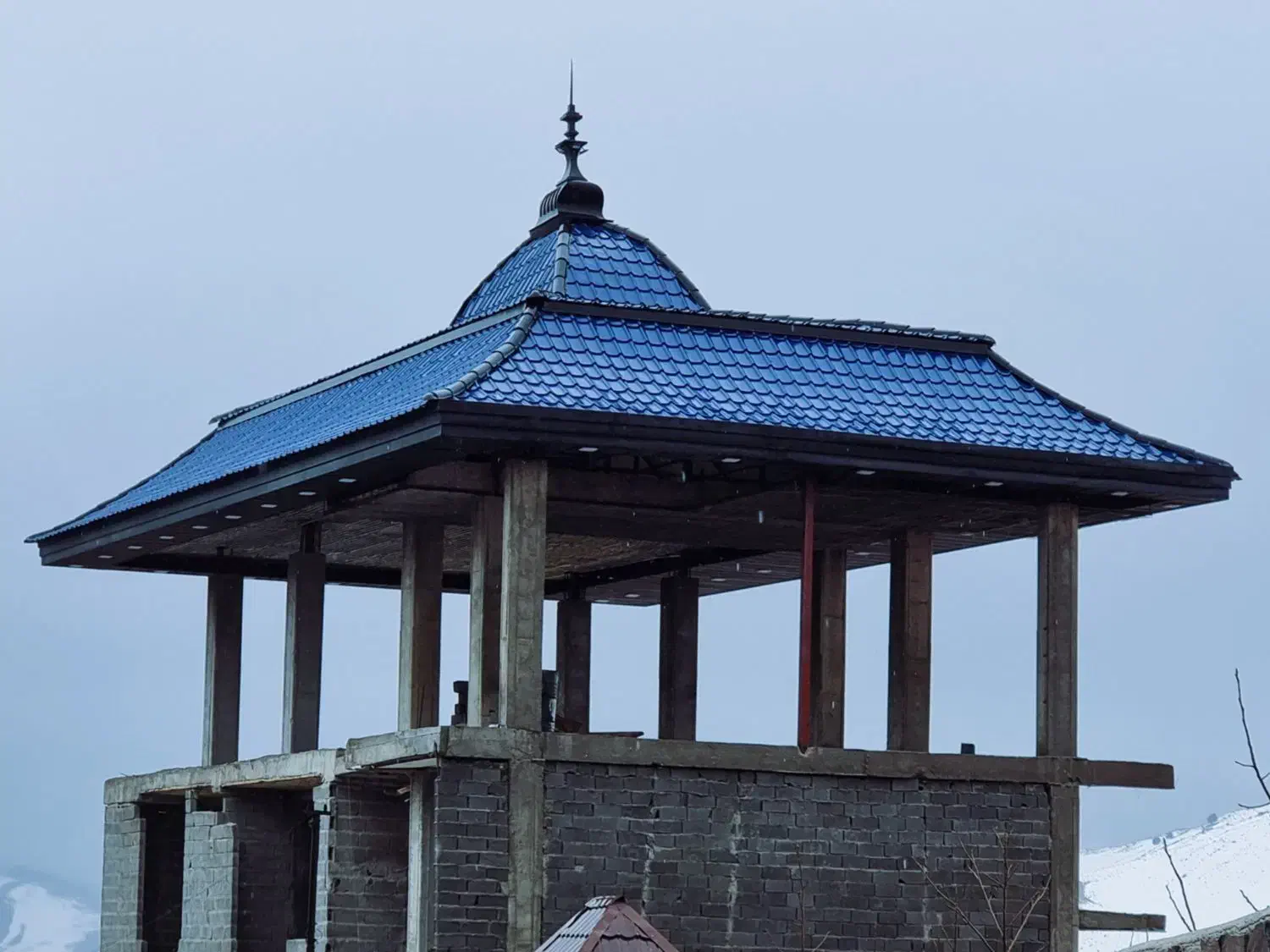 شینگل فلاشینگ آرک متال ذوزنقه آلاچیق سقف سفال|خدمات پیشه و مهارت|رودهن, |دیوار