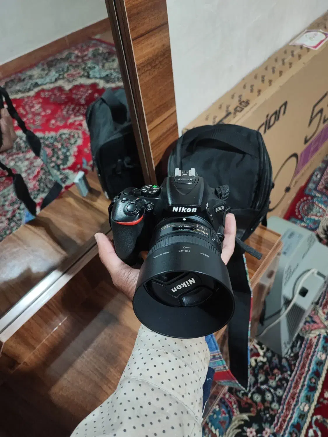 دوربین نیکون D5600 با دو تا لنز|دوربین عکاسی و فیلمبرداری|مهاباد (آذربایجان غربی), |دیوار