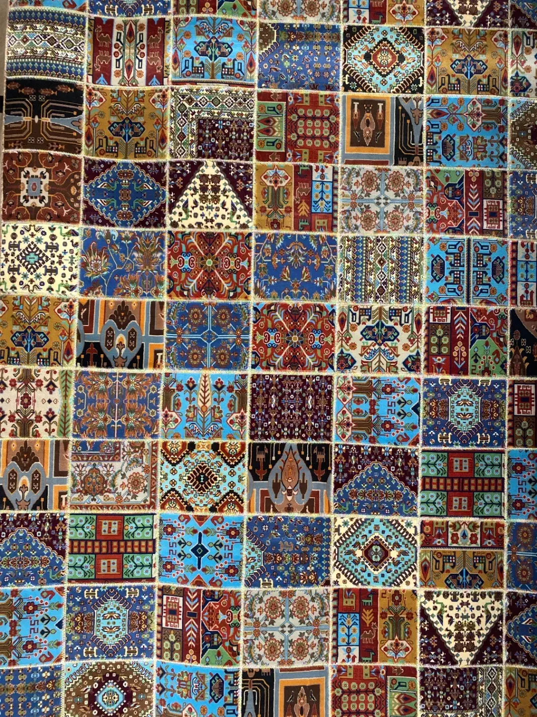 فرش چهل تیکه|فرش|زاهدان, |دیوار