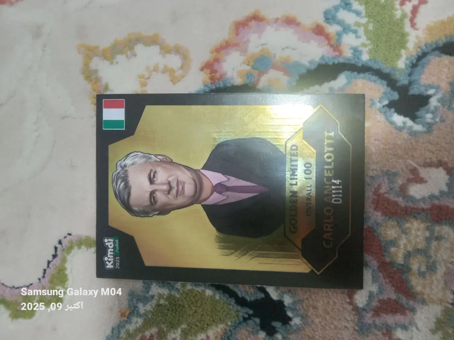 کارت کمدی گلدن کد۰۱۱۱۴ Carlo ancelotti|اسباب‌‌بازی|سمیرم, |دیوار