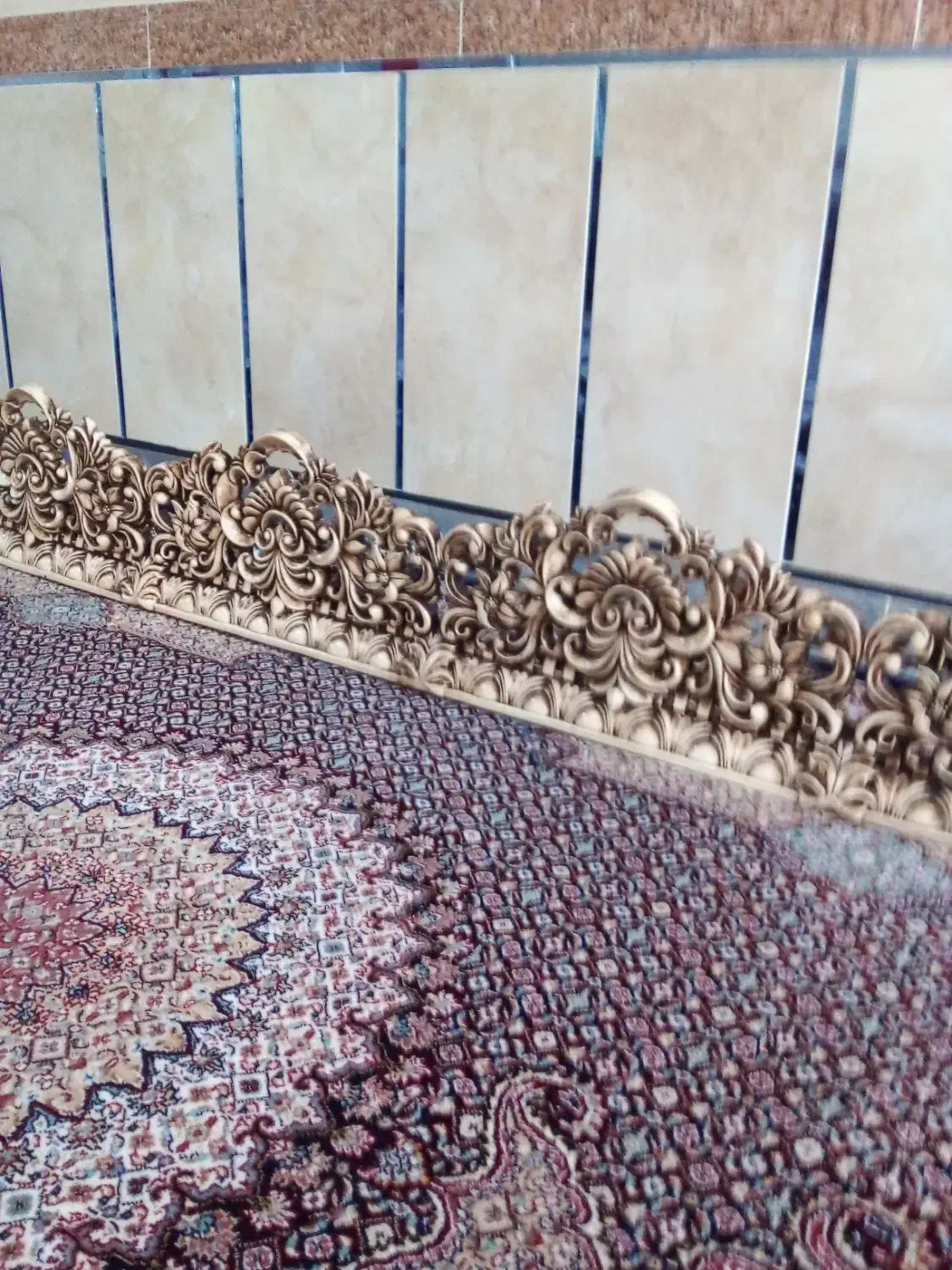 کتیبه پرده در حد نو|پرده، رانر، رومیزی|پارس‌آباد, |دیوار