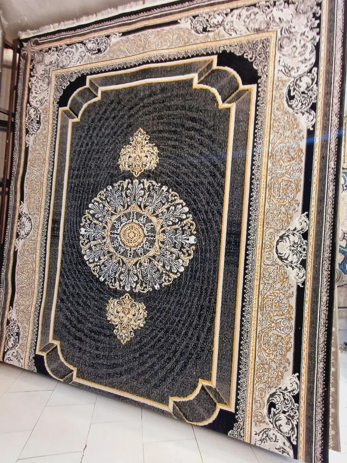 فرش مینیمال و اورانوس فیلی ۱۲و۶متری طلاب|فرش|مشهد, سیلو|دیوار