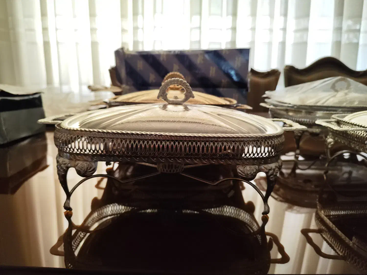 ظروف سیلور وارمر پارچ و لیوان فرانسه پیاله کریستال|ظروف سرو و پذیرایی|کرج, کوی مدرس|دیوار