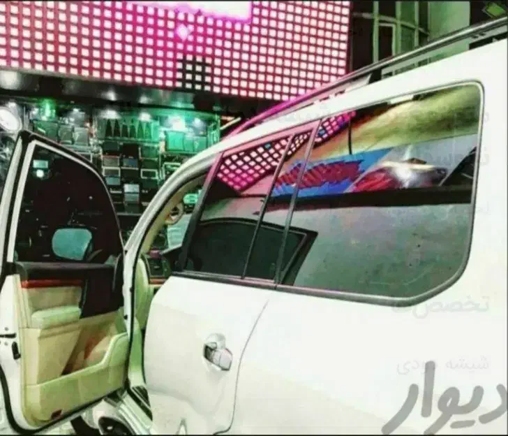 نصب شیشه دودی نانو تیتانیوم یولارسفارش دبی ال|خدمات موتور و ماشین|شیراز, باغ تخت|دیوار