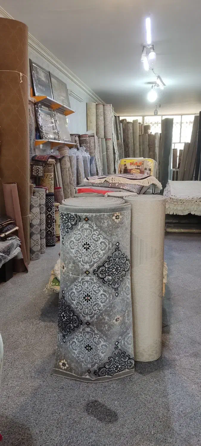 فروش فرش 12متری دوتخته رنگ گردوی|فرش|نیشابور, مازول|دیوار