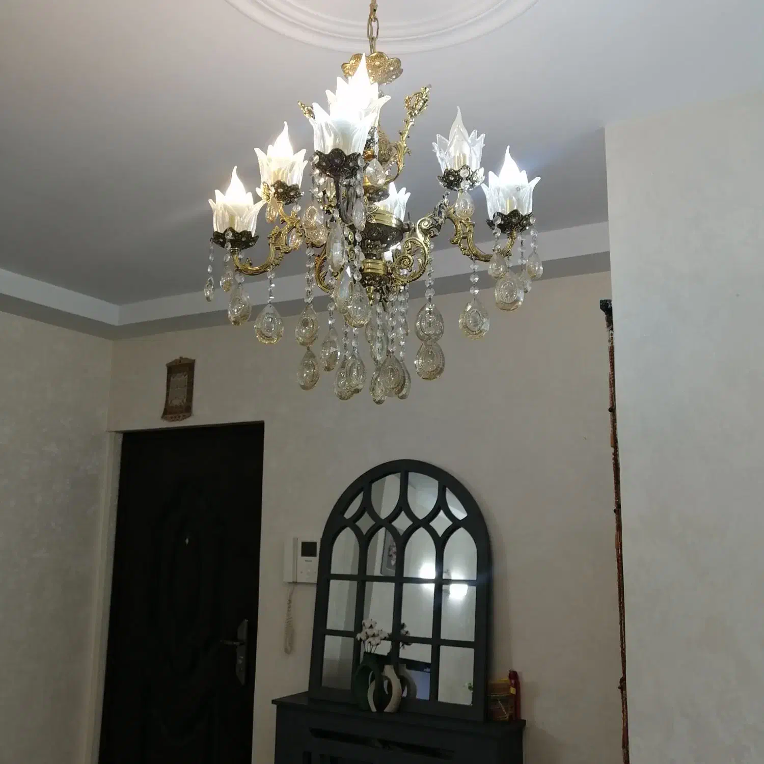 فروش  لوستر برنزی|لوستر و چراغ آویز|تهران, هفت چنار|دیوار