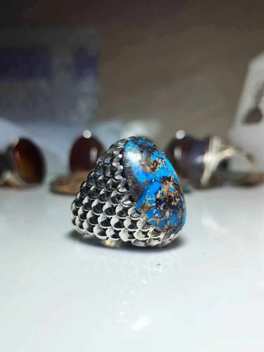 انگشتر تمام دست ساز فیروزه|جواهرات|نیشابور, شهرک ولیعصر|دیوار