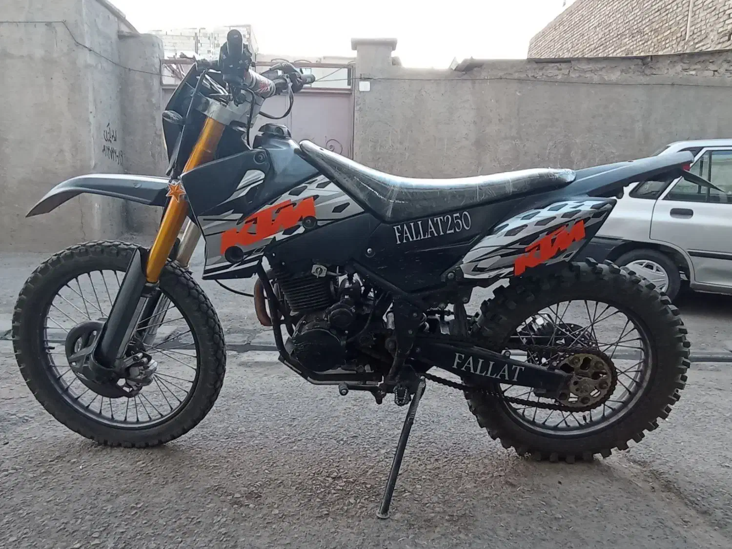 تریل فلات ۲۵۰ مدل ۹۳|موتورسیکلت|خرمدره, |دیوار