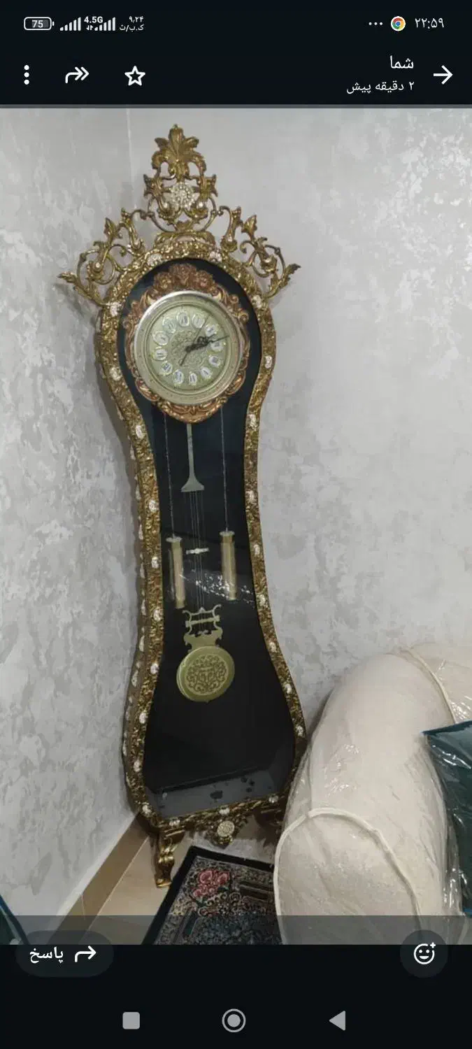 ساعت ایستاده برنز|ساعت دیواری و تزئینی|مراغه, |دیوار