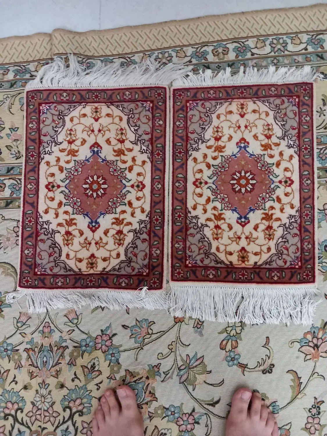 زیرتلفنن ۵۰رج دستباف|فرش|تبریز, |دیوار