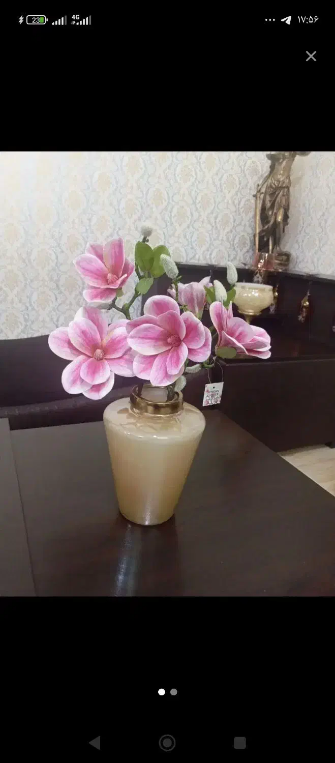 گل مگنولیا صورتی|گل مصنوعی|کرمانشاه, |دیوار