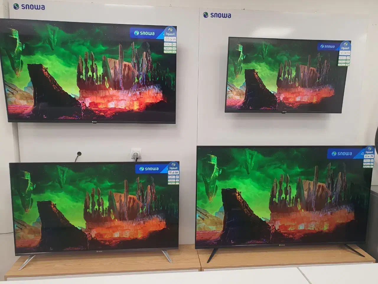 تلویزیون  هوشمند 55 اینچ سری Aاسنوا|تلویزیون و پروژکتور|بناب, |دیوار