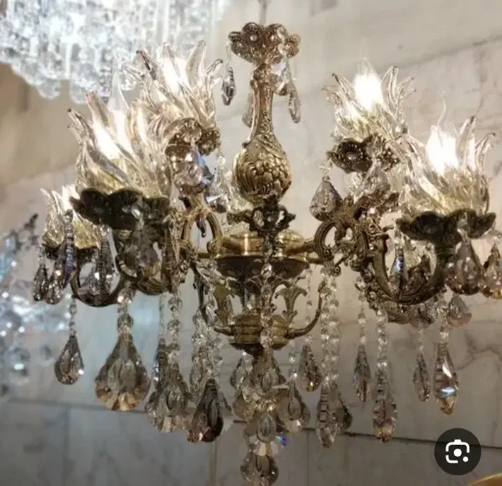 لوستر برنزی|لوستر و چراغ آویز|ماهدشت, |دیوار