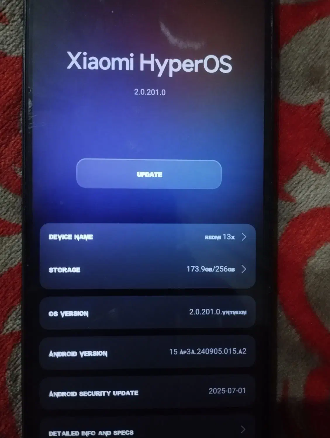 Redmi 13x درحد نو|موبایل|پرند, فاز ۶|دیوار