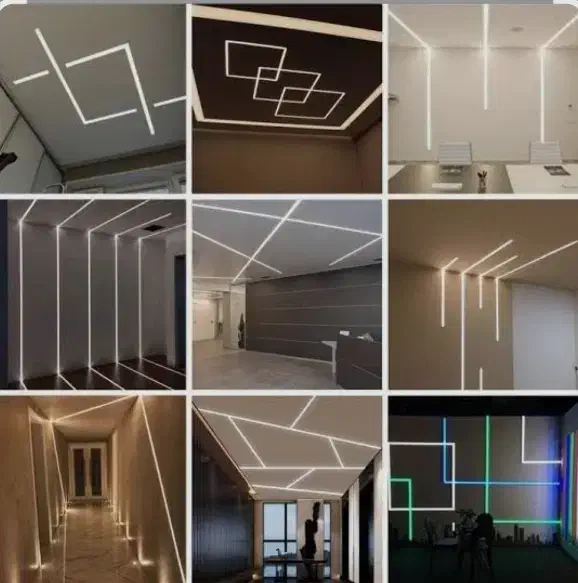 لاین نوری|ریسه و چراغ تزئینی|اصفهان, جنیران (لادان)|دیوار