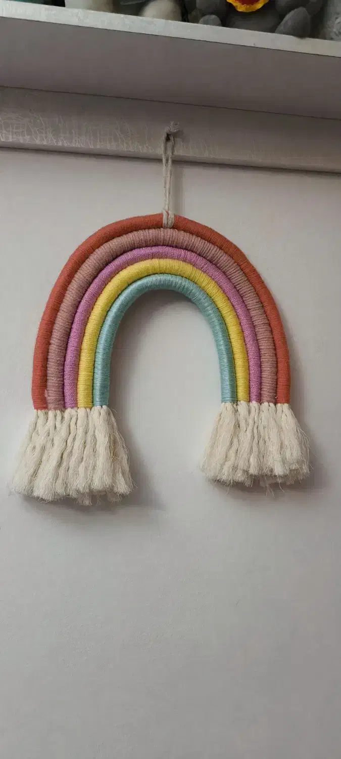 ست آباژور و لوستر و آویز رنگینکمان اتاق کودک|چراغ خواب و آباژور|نوشهر, |دیوار